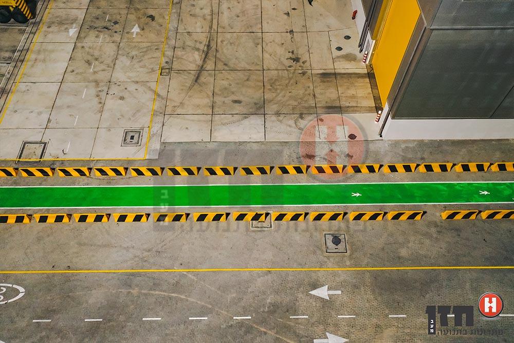 פרויקט נמל אשדוד, צביעת חניון בנמל אשדוד - חזן פתרונות בתנועה